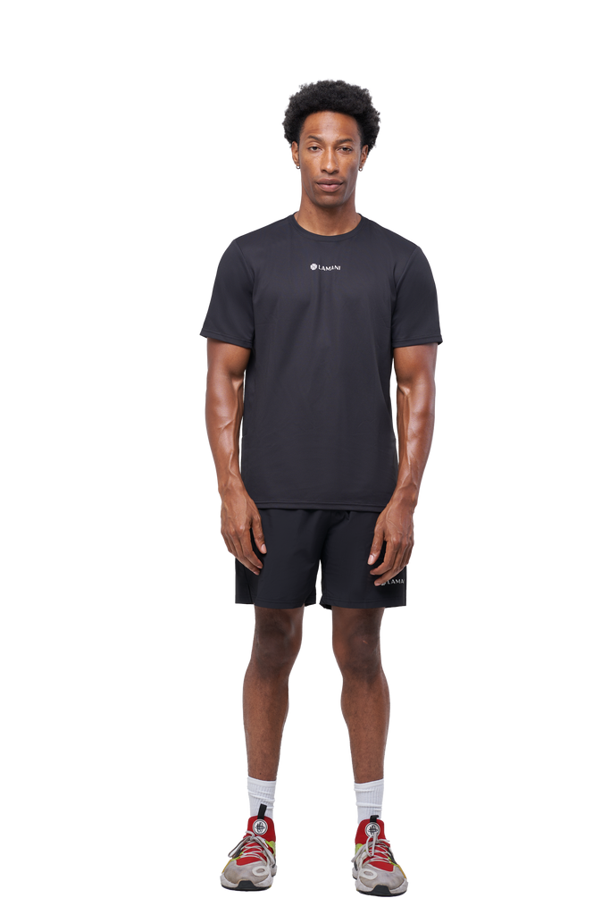 HYBRID SHORT - BLACK - LAMANI DESIGN