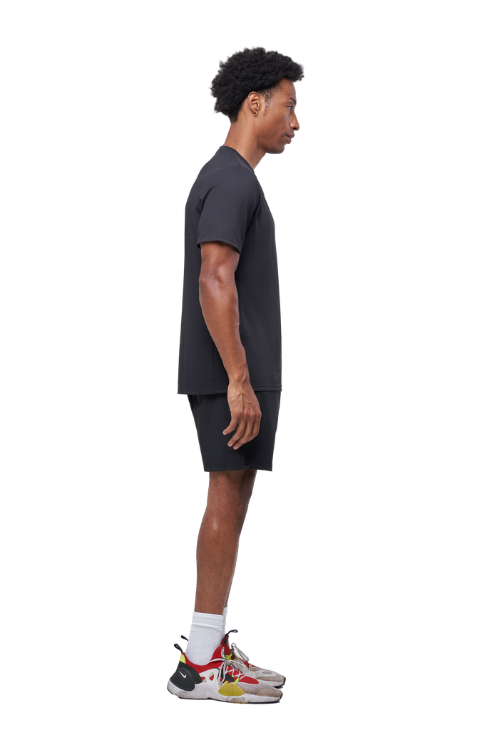 HYBRID SHORT - BLACK - LAMANI DESIGN