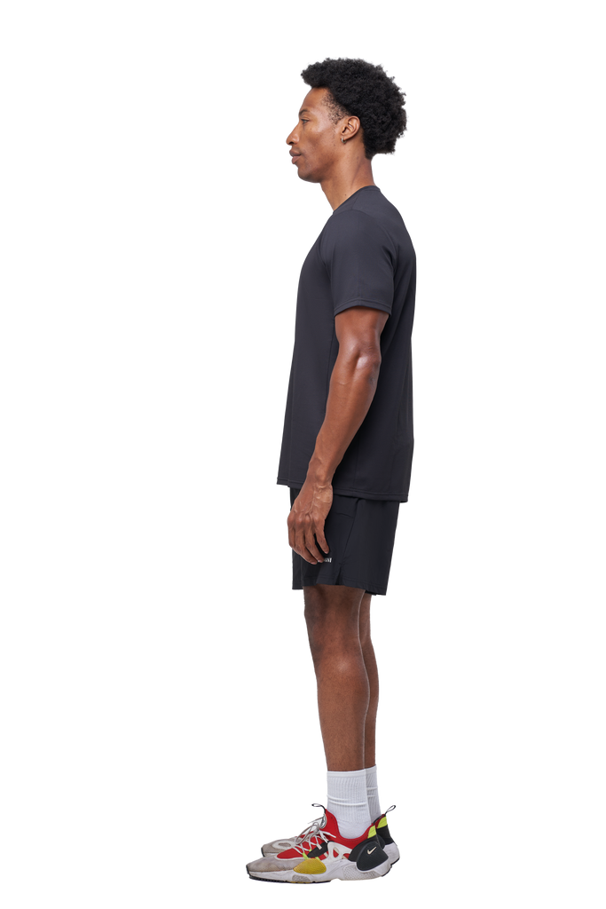 HYBRID SHORT - BLACK - LAMANI DESIGN