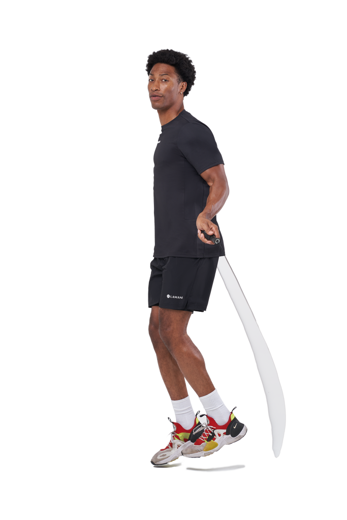 HYBRID SHORT - BLACK - LAMANI DESIGN