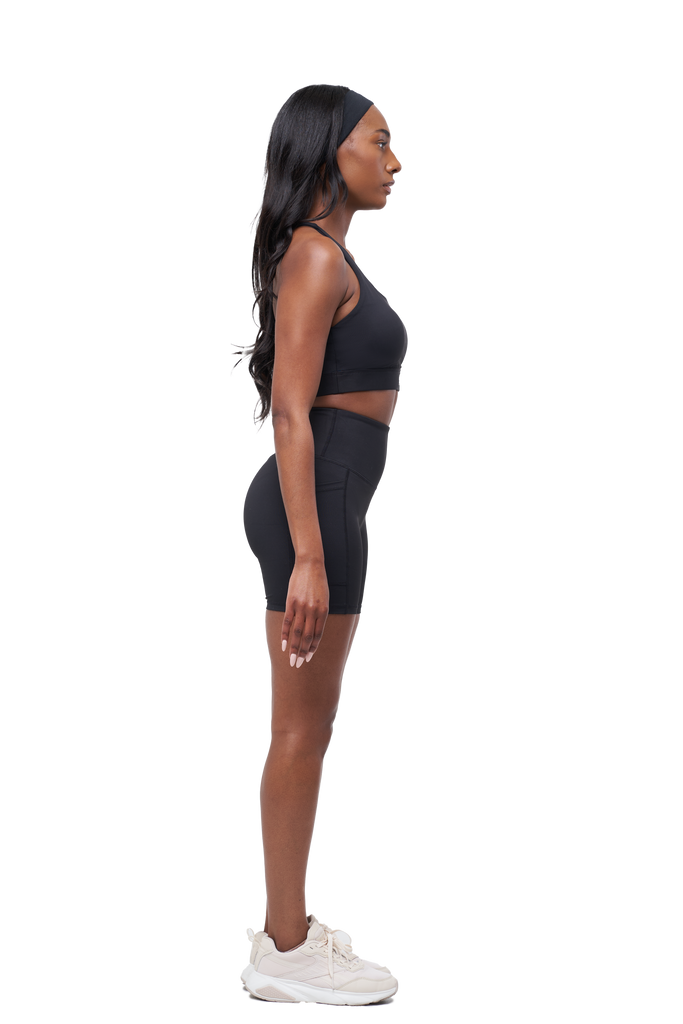 AMPMOVE SHORTS - BLACK - LAMANI DESIGN