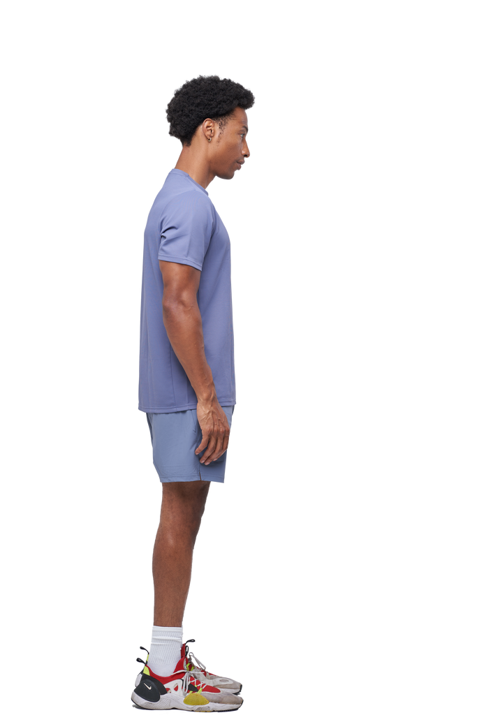 HYBRID SHORT - SLATE INDIGO - LAMANI DESIGN