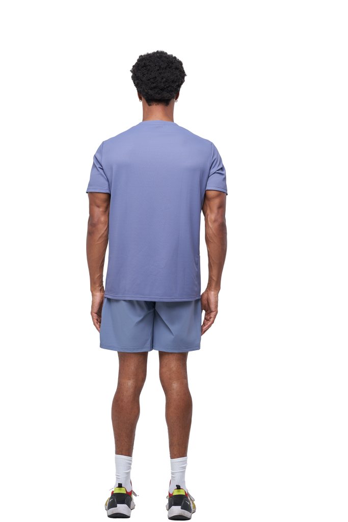 HYBRID SHORT - SLATE INDIGO - LAMANI DESIGN