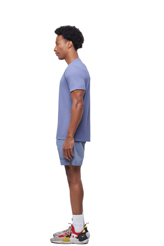 HYBRID SHORT - SLATE INDIGO - LAMANI DESIGN